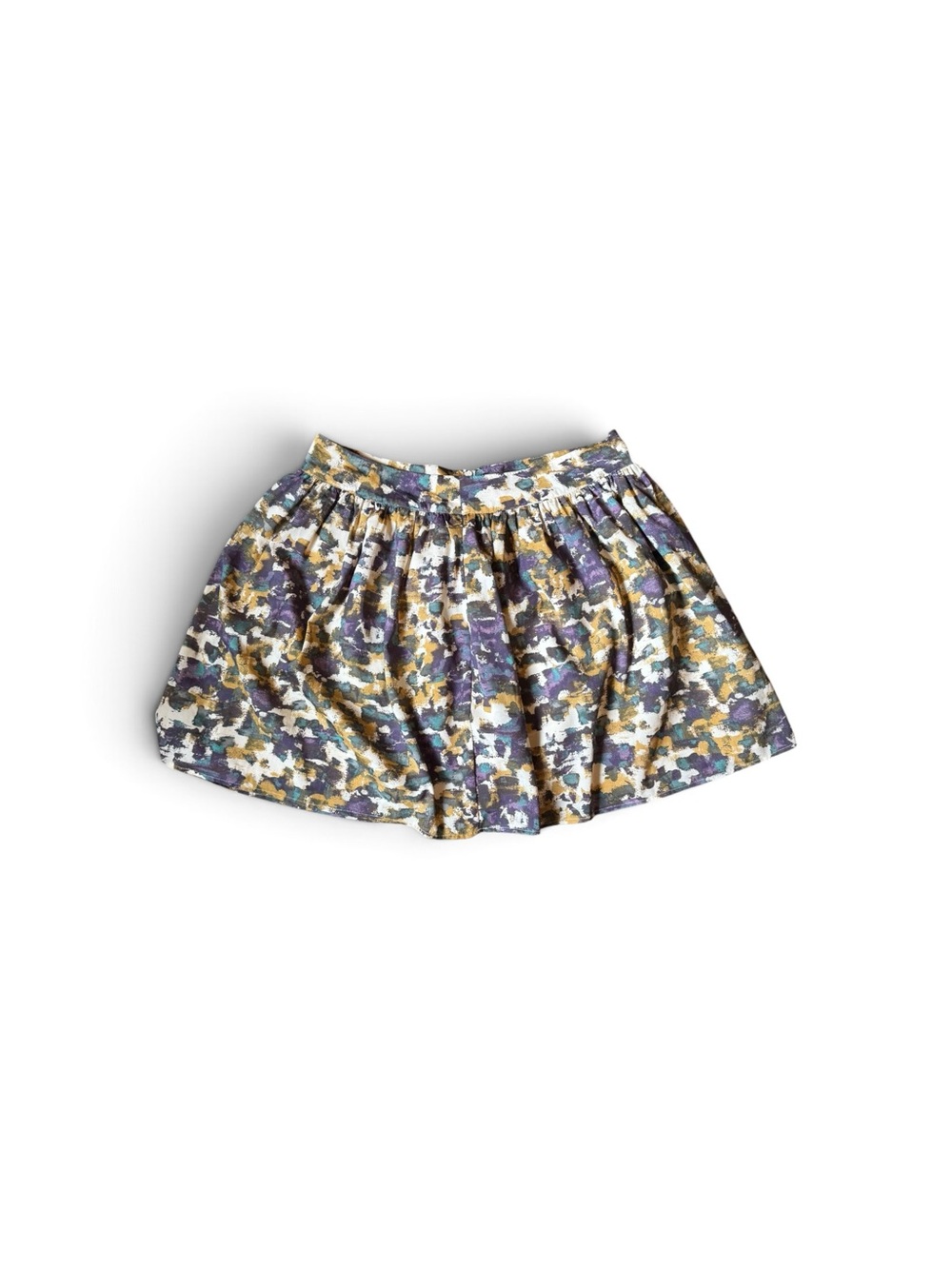 Relativity Abstract Print Mini Skirt Size 10